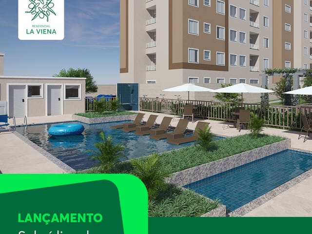 Foto do Lançamento - Lançamento à venda, Zona Oeste , Residencial La Viena - 2 Quartos - 1 Banheiro - Sacada - 1 Garagem - Minha Casa Minha Vida | Guepardo Imob