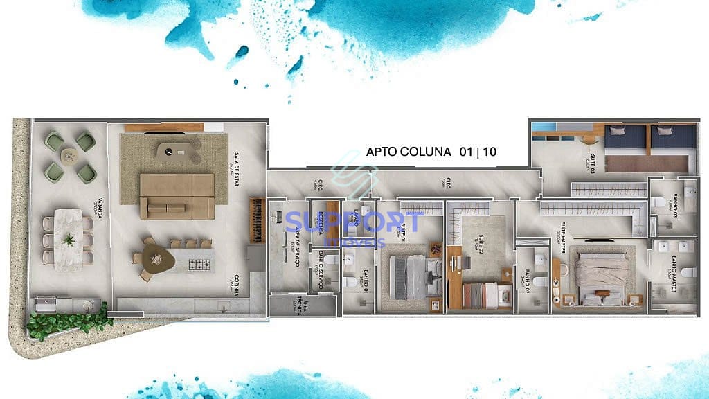 Apartamento, 1 quarto, 10 m² - Foto 46