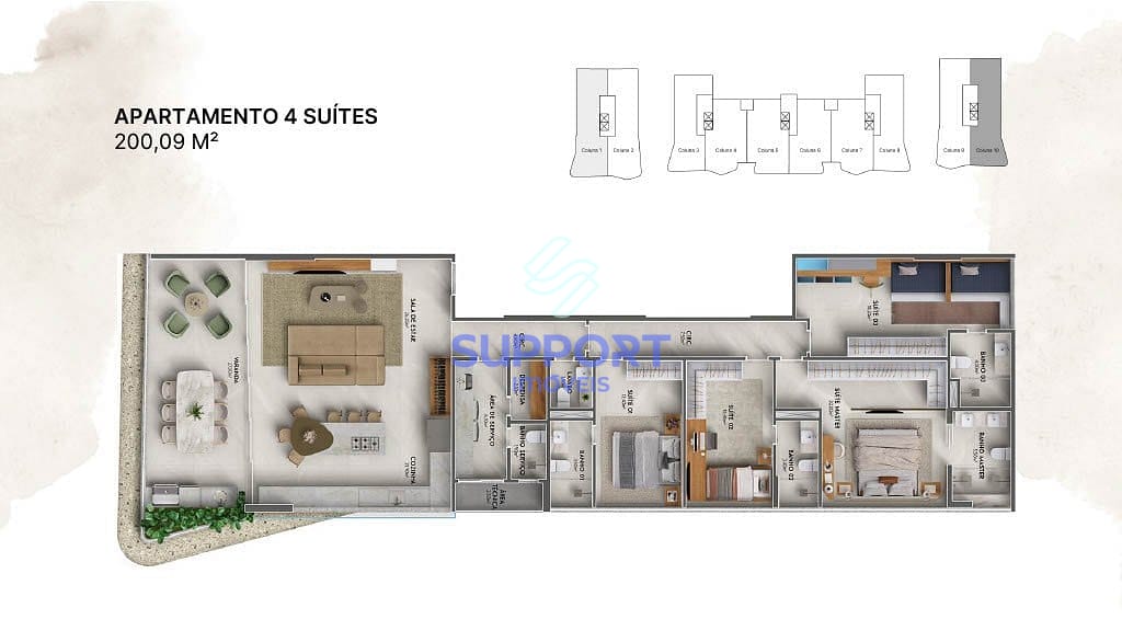 Apartamento, 1 quarto, 10 m² - Foto 51