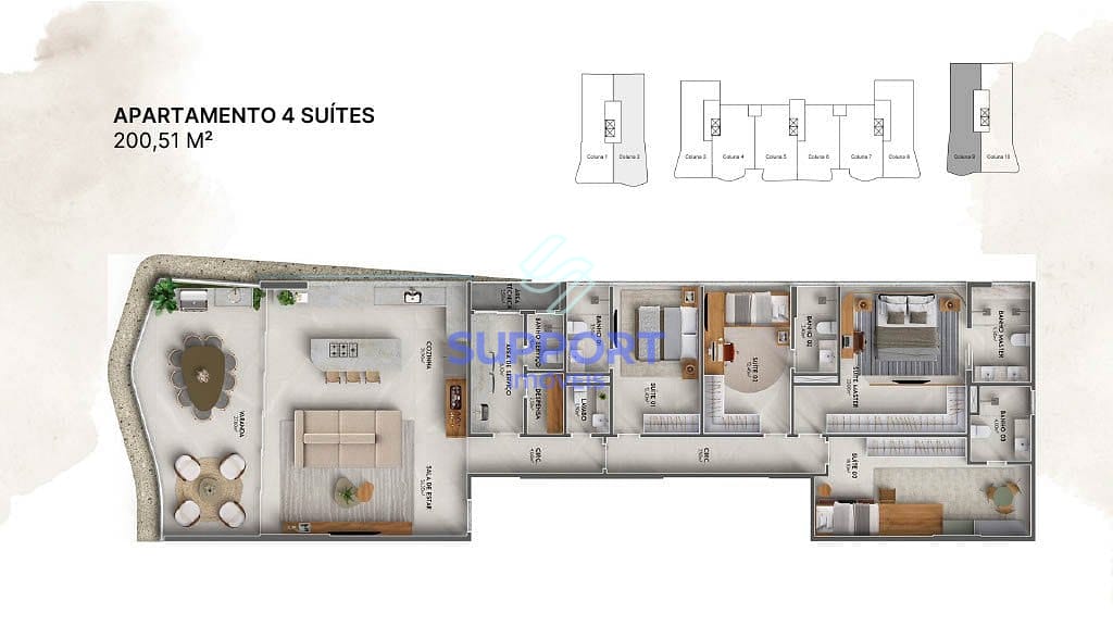 Apartamento, 1 quarto, 10 m² - Foto 52