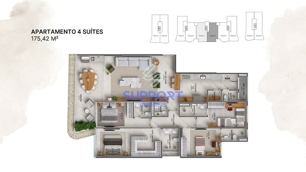 Apartamento, 1 quarto, 10 m² - Foto 55