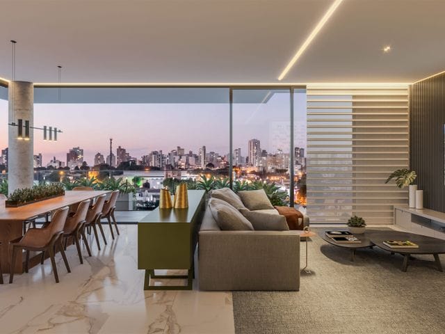 Apartamento 3 quartos e 4 banheiros, à venda, no bairro Batel em Curitiba