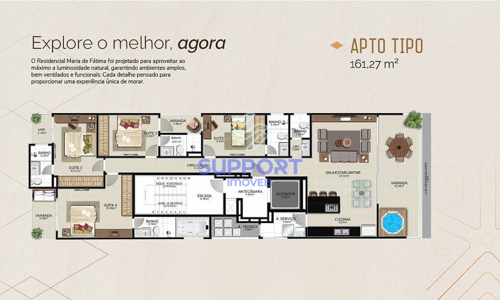Apartamento, 4 quartos, 165 m² - Foto 13