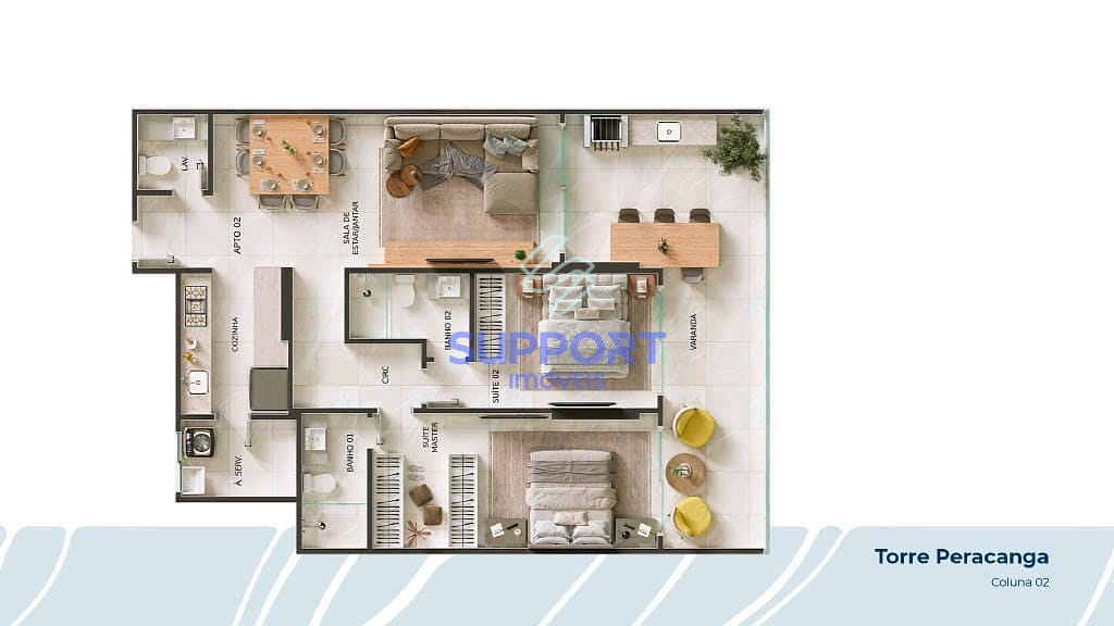 Apartamento, 2 quartos, 106 m² - Foto 21