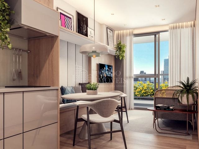 Apartamento 1 quarto e 1 banheiro, à venda, no bairro Alto da Glória em Curitiba