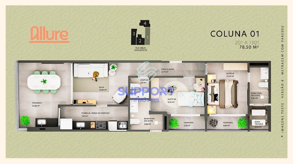 Apartamento, 2 quartos, 58 m² - Foto 5