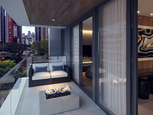 Apartamento com 284m² 3 quartos e 5 banheiros, à venda, no bairro Água Verde em Curitiba