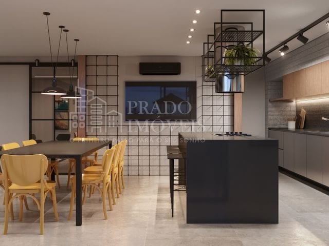 Studio 1 quarto e 1 banheiro, à venda, no bairro Mercês em Curitiba