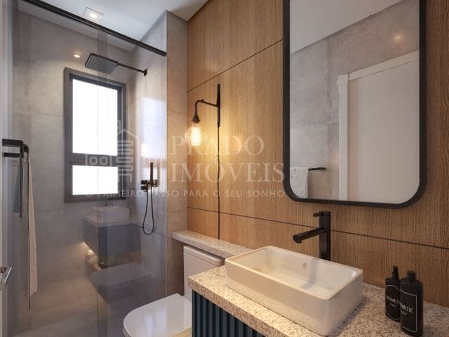 Studio 1 quarto e 1 banheiro, à venda, no bairro Mercês em Curitiba