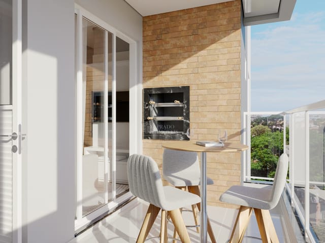 Apartamento com 66m² 2 quartos e 2 banheiros, à venda, no bairro Tingui em Curitiba