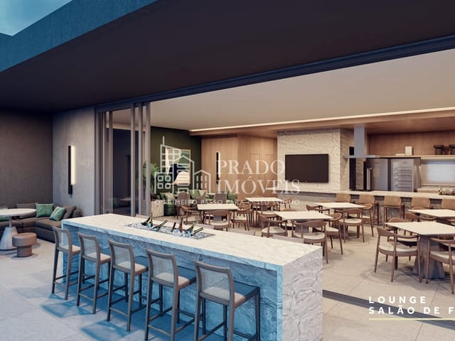 Apartamento com 53m² 1 quarto e 1 banheiro, à venda, no bairro Mossunguê em Curitiba
