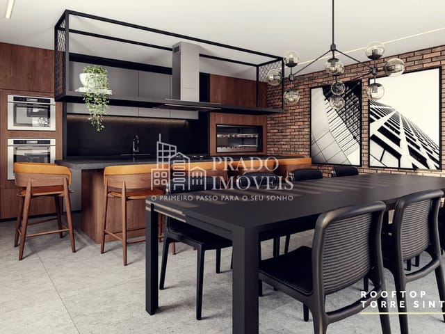 Apartamento com 53m² 1 quarto e 1 banheiro, à venda, no bairro Mossunguê em Curitiba