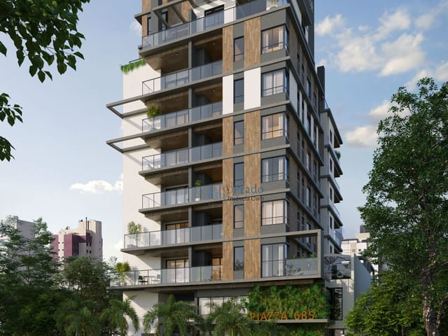 Apartamento 3 quartos e 4 banheiros, à venda, no bairro Água Verde em Curitiba