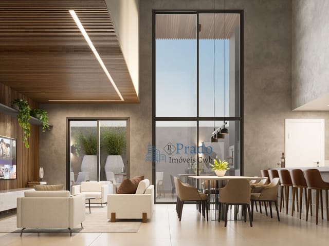 Apartamento 3 quartos e 4 banheiros, à venda, no bairro Água Verde em Curitiba