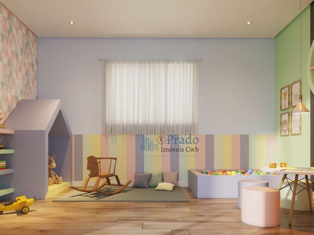 Apartamento 2 quartos e 2 banheiros, à venda, no bairro Cidade Industrial em Curitiba