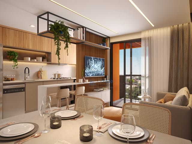Apartamento 2 quartos e 2 banheiros, à venda, no bairro Cidade Industrial em Curitiba