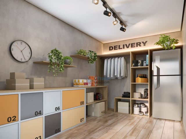 Apartamento 2 quartos e 2 banheiros, à venda, no bairro Cidade Industrial em Curitiba