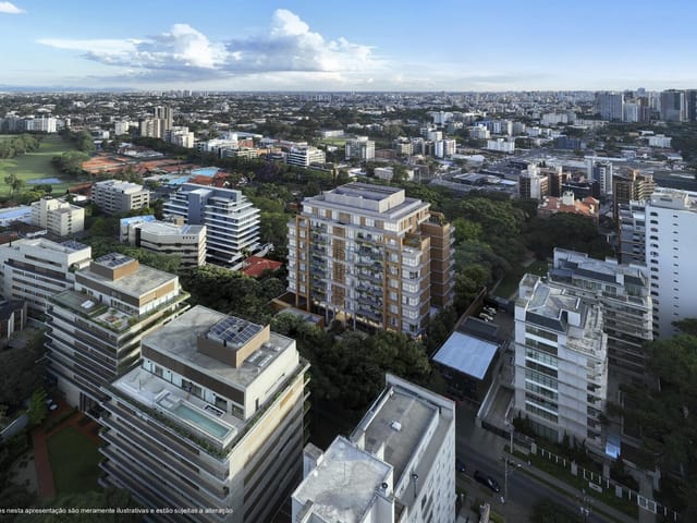 Apartamento 3 quartos e 5 banheiros, à venda, no bairro Cabral em Curitiba