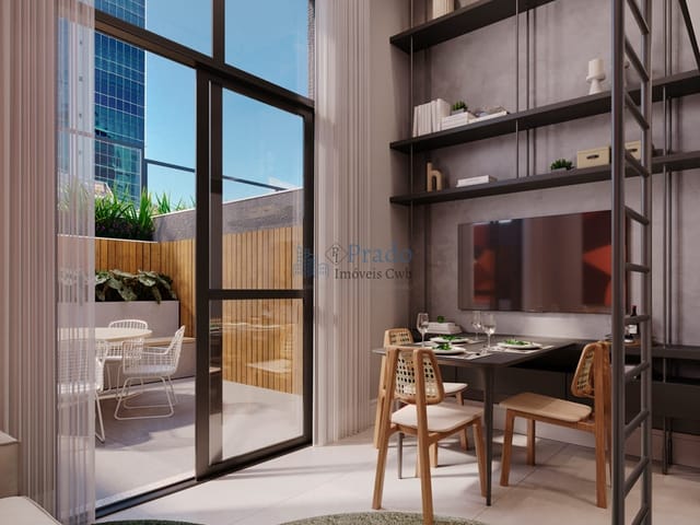 Apartamento 1 quarto e 1 banheiro, à venda, no bairro Alto da Glória em Curitiba