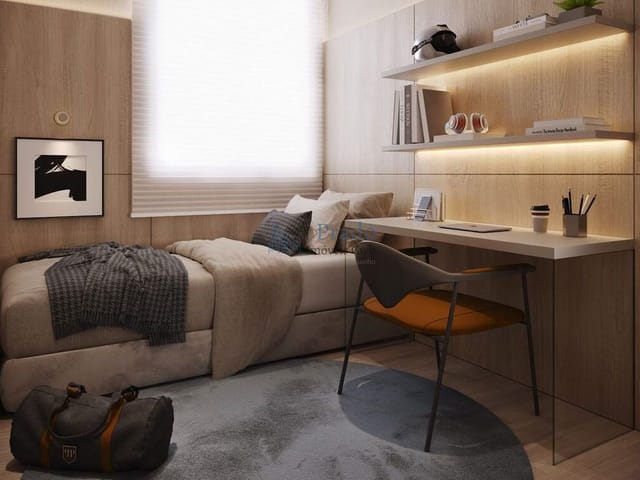 Apartamento 1 quarto e 1 banheiro, à venda, no bairro Centro em Curitiba