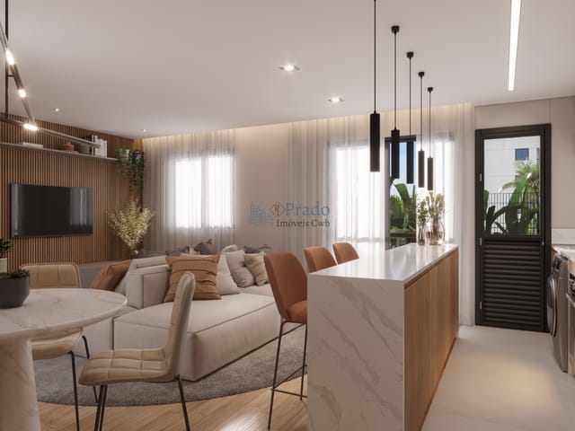 Apartamento 2 quartos e 2 banheiros, à venda, no bairro Cidade Industrial em Curitiba