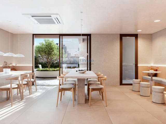 Studio 1 quarto e 1 banheiro, à venda, no bairro Mercês em Curitiba