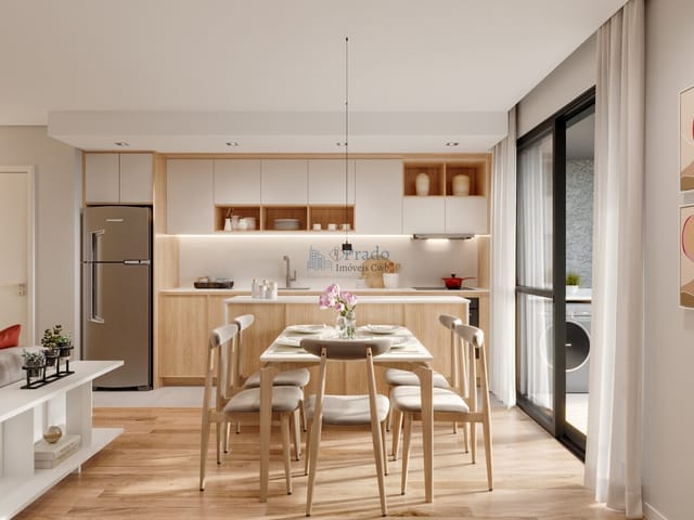 Apartamento 3 quartos e 2 banheiros, à venda, no bairro Bacacheri em Curitiba