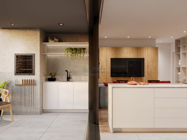 Apartamento 3 quartos e 2 banheiros, à venda, no bairro Bacacheri em Curitiba