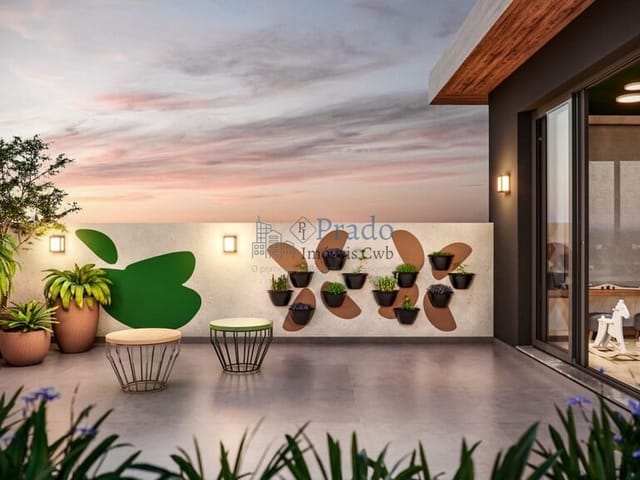 Apartamento 2 quartos e 2 banheiros, à venda, no bairro Bacacheri em Curitiba