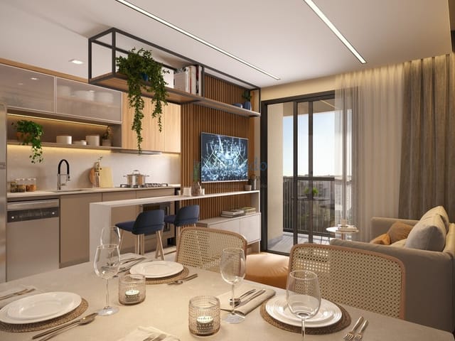 Apartamento 2 quartos e 2 banheiros, à venda, no bairro Hauer em Curitiba