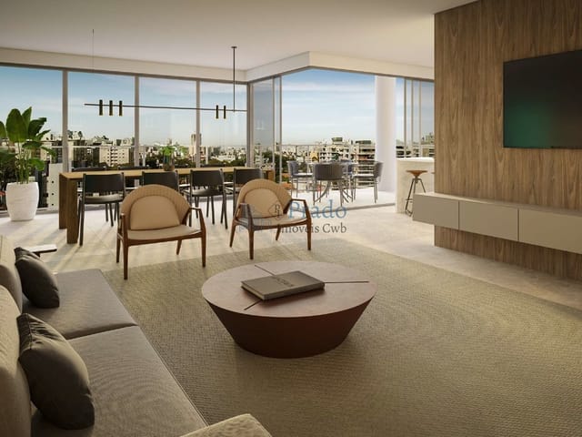 Cobertura / Penthouse com 346m² 4 quartos e 6 banheiros, à venda, no bairro Seminário em Curitiba