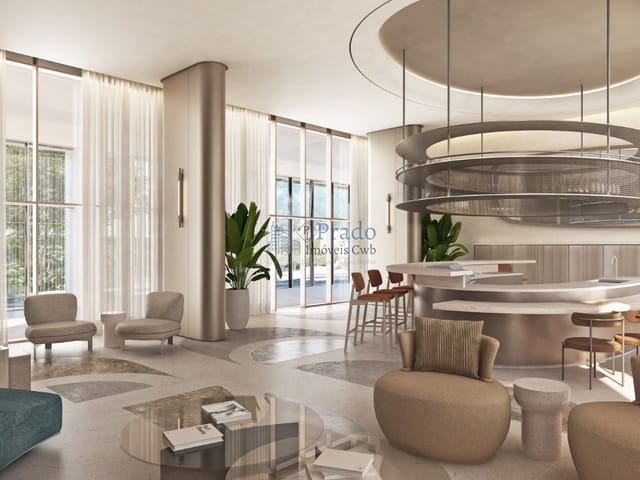 Apartamento com 41m² 1 quarto e 1 banheiro, à venda, no bairro Batel em Curitiba