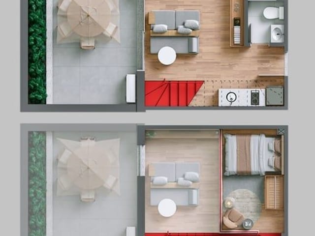 Studio com 49m² 1 quarto e 1 banheiro, à venda, no bairro Prado Velho em Curitiba