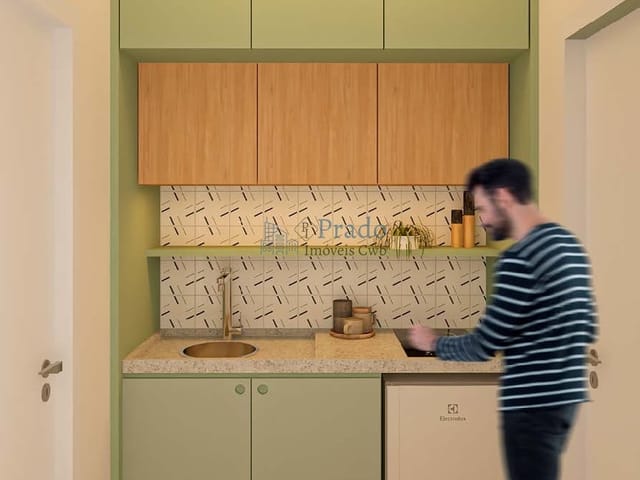 Studio com 49m² 1 quarto e 1 banheiro, à venda, no bairro Prado Velho em Curitiba