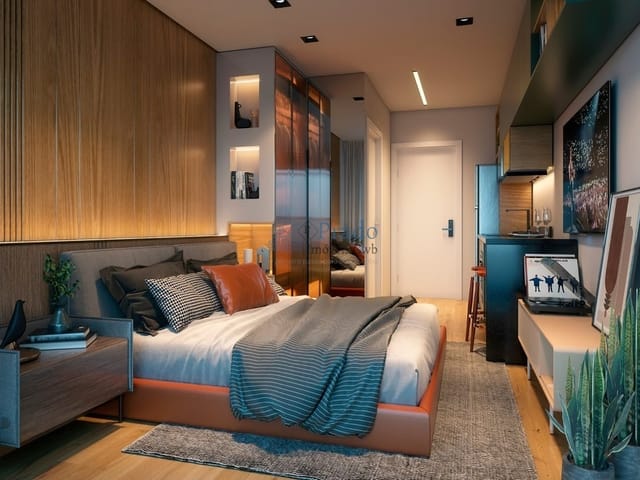 Apartamento 2 quartos e 1 banheiro, à venda, no bairro Centro em Curitiba