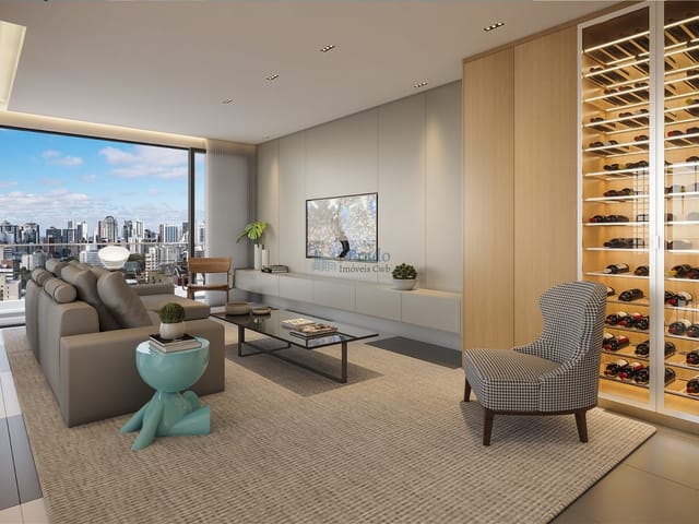 Apartamento 3 quartos e 5 banheiros, à venda, no bairro Bigorrilho em Curitiba