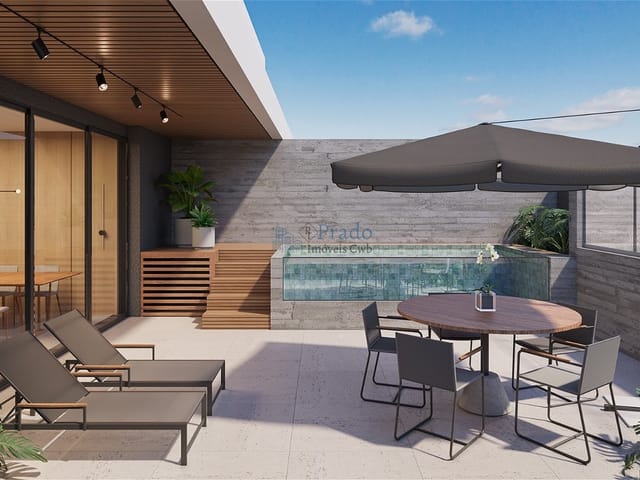 Cobertura / Penthouse 4 quartos e 6 banheiros, à venda, no bairro Centro em Curitiba
