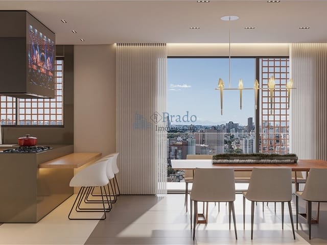 Cobertura / Penthouse 4 quartos e 6 banheiros, à venda, no bairro Centro em Curitiba