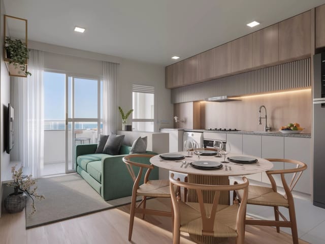 Apartamento com 93m² 2 quartos e 1 banheiro, à venda, no bairro Maresia em Itapoá