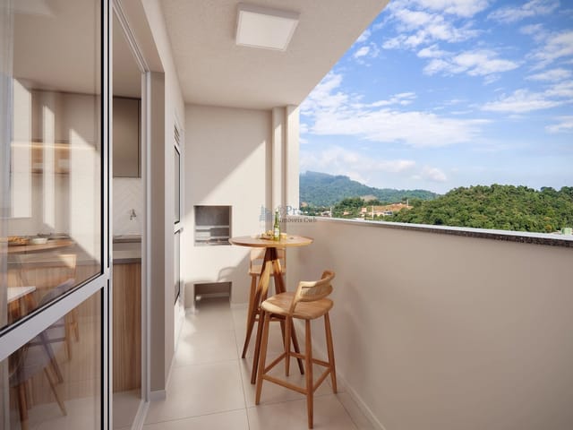 Apartamento com 66m² 2 quartos e 1 banheiro, à venda, no bairro Vila Baependi em Jaraguá do Sul