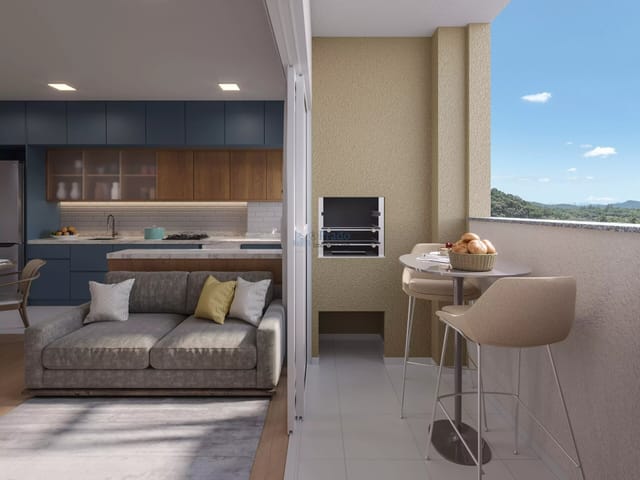Apartamento com 60m² 2 quartos e 1 banheiro, à venda, no bairro Pirabeiraba (Pirabeiraba) em Joinville