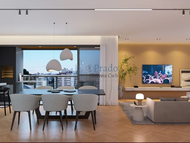 Apartamento 3 quartos e 2 banheiros, à venda, no bairro Bigorrilho em Curitiba