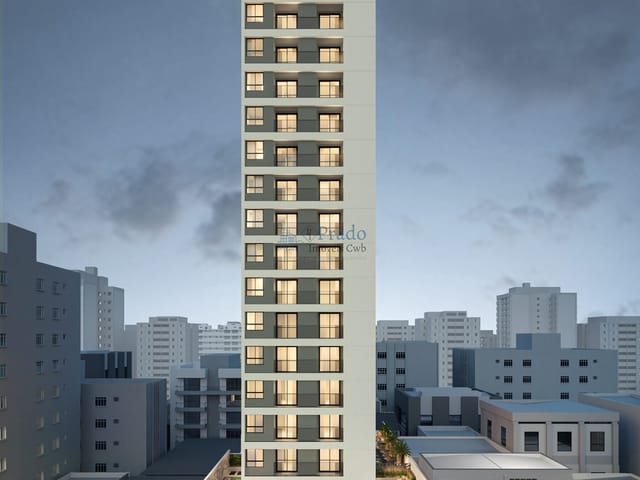 Apartamento com 29m² 1 quarto e 1 banheiro, à venda, no bairro Centro em Curitiba