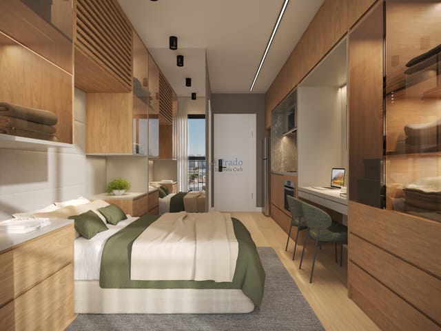 Apartamento com 29m² 1 quarto e 1 banheiro, à venda, no bairro Centro em Curitiba