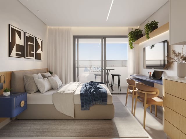 Apartamento 1 quarto e 1 banheiro, à venda, no bairro Capão Raso em Curitiba