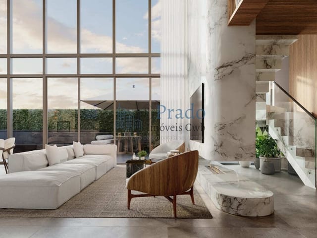 Apartamento com 193m² 3 quartos e 3 banheiros, à venda, no bairro Cabral em Curitiba