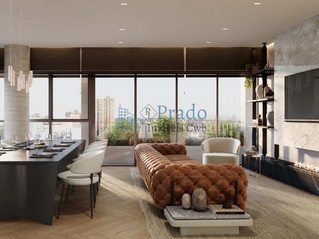 Apartamento com 193m² 3 quartos e 3 banheiros, à venda, no bairro Cabral em Curitiba
