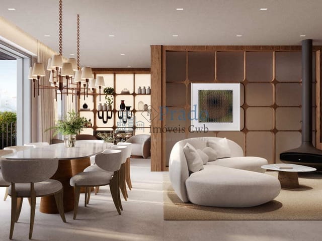 Apartamento com 193m² 3 quartos e 3 banheiros, à venda, no bairro Cabral em Curitiba