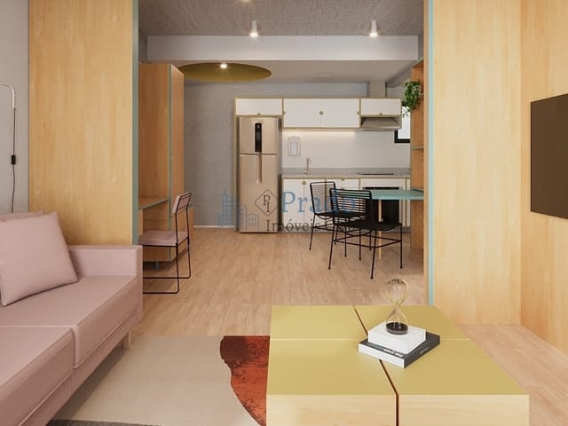 Studio 1 quarto e 1 banheiro, à venda, no bairro São Francisco em Curitiba