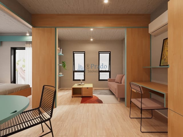 Apartamento com 56m² 2 quartos e 1 banheiro, à venda, no bairro São Francisco em Curitiba